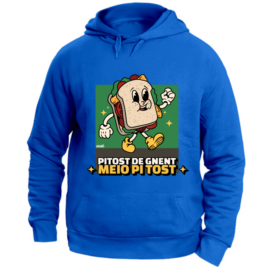 Felpa Unisex con Cappuccio PITOST DE GNENT MEIO PI TOST