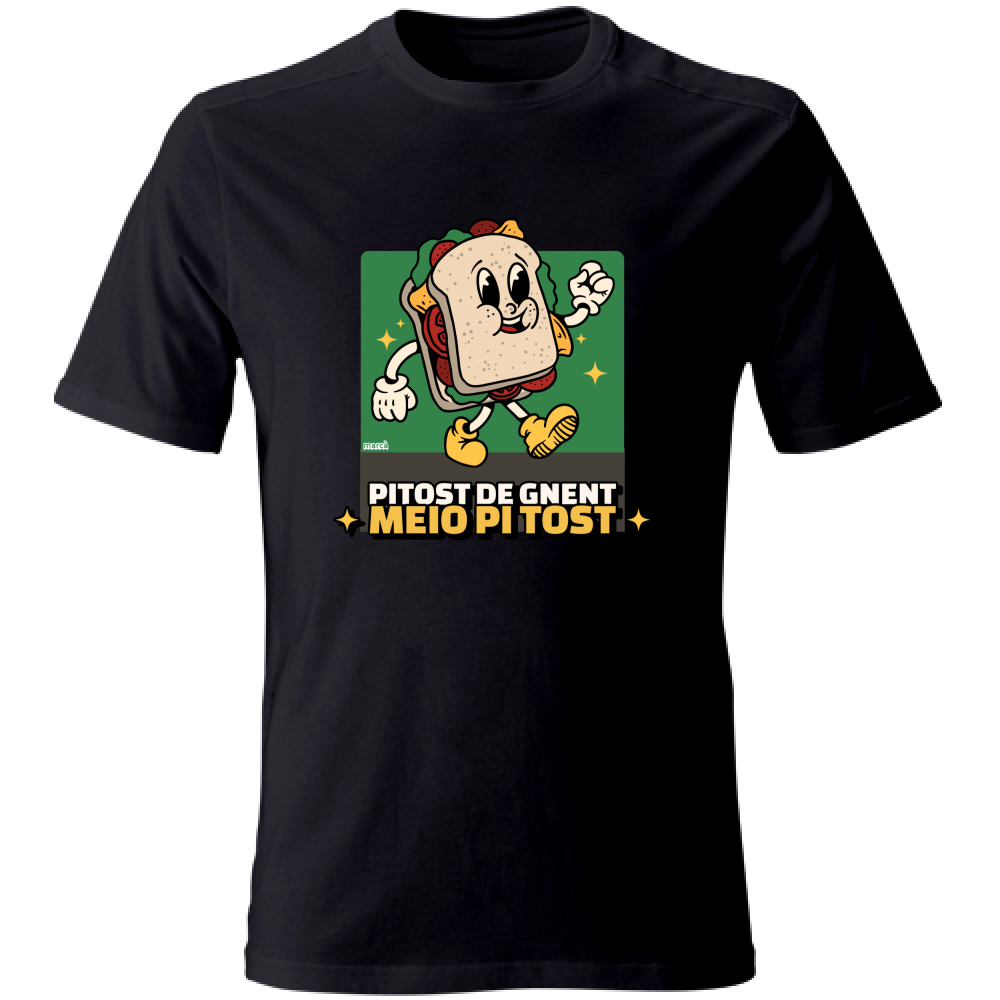 T-Shirt Unisex PITOST DE GNENT MEIO PI TOST