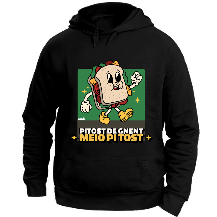Felpa Unisex con Cappuccio PITOST DE GNENT MEIO PI TOST