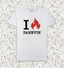 T-Shirt Bianca I Love Panevin Premium