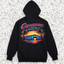 Felpa Nera con cappuccio Premium Capannone Beach