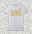 T-Shirt Bianca PREMIUM BEVI MANCO con scritta Gialla