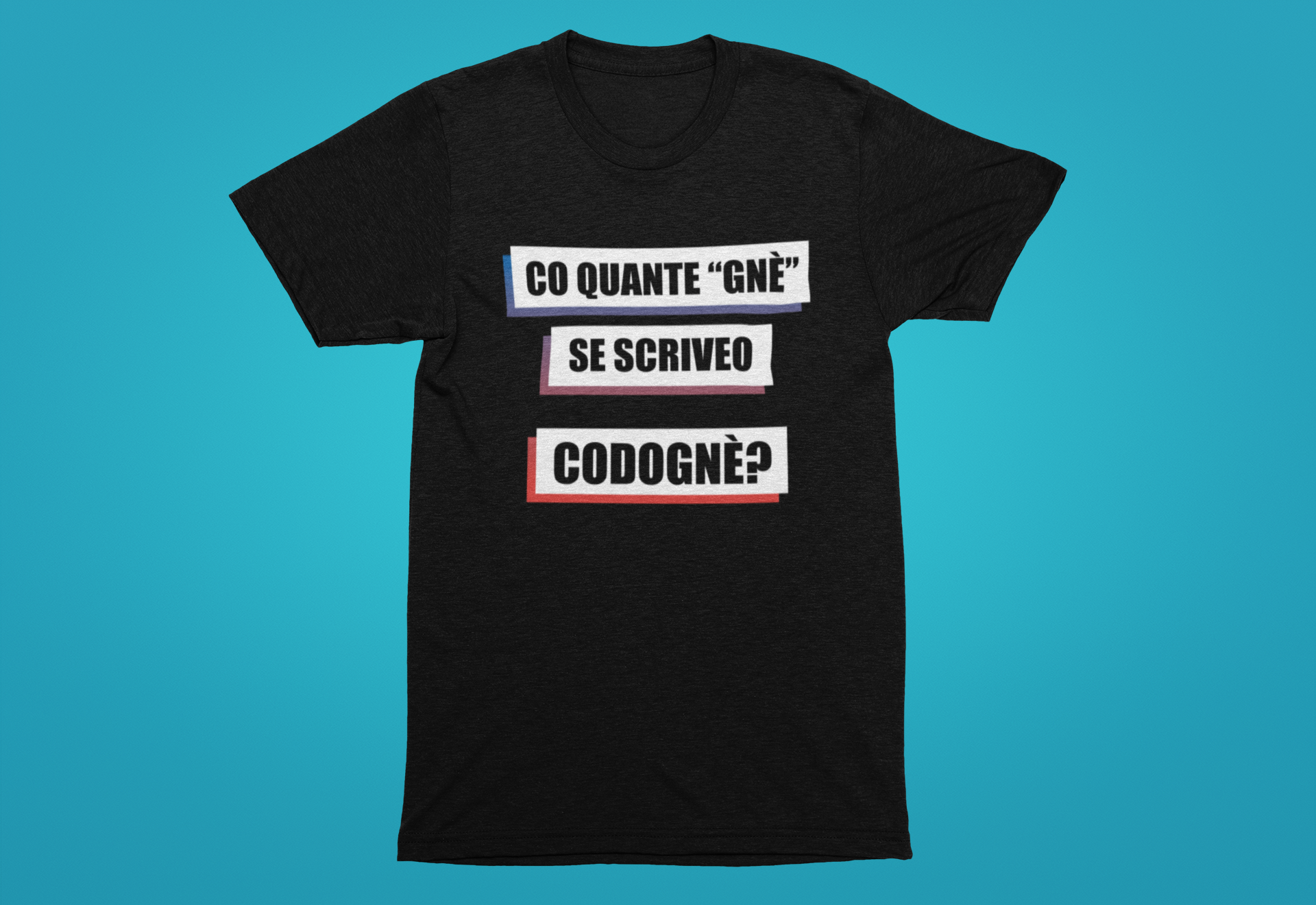 T-Shirt Nera Codognè