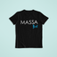 T-Shirt Nera Massa Bel Premium