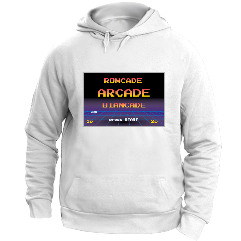 Felpa Unisex con Cappuccio ARCADE