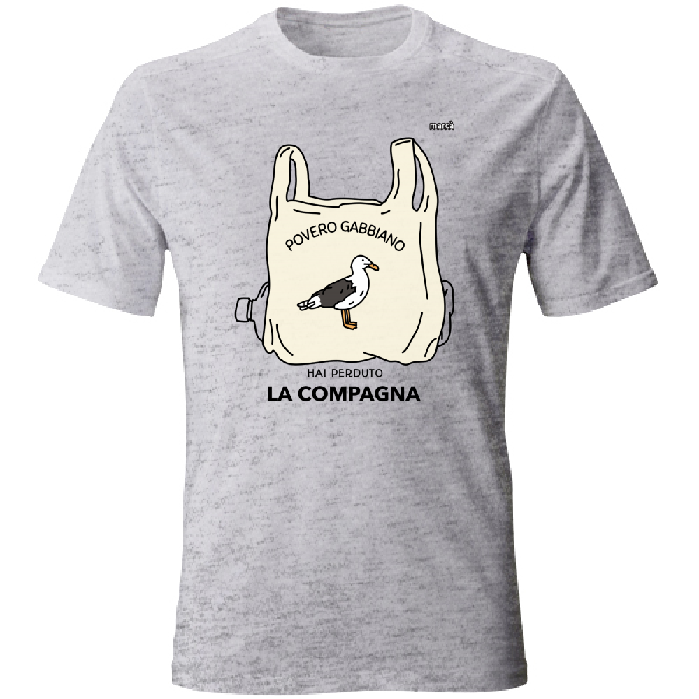 T-Shirt Unisex Povero Gabbiano