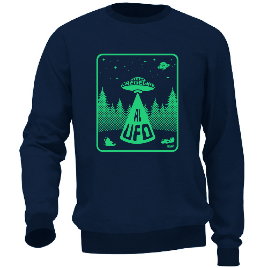 Felpa Unisex CREDEGHE AI UFO