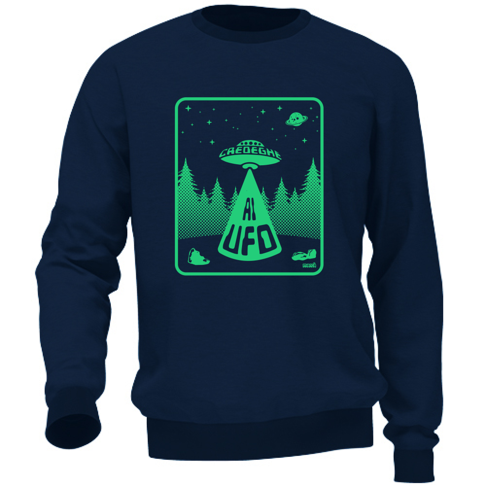 Felpa Unisex CREDEGHE AI UFO