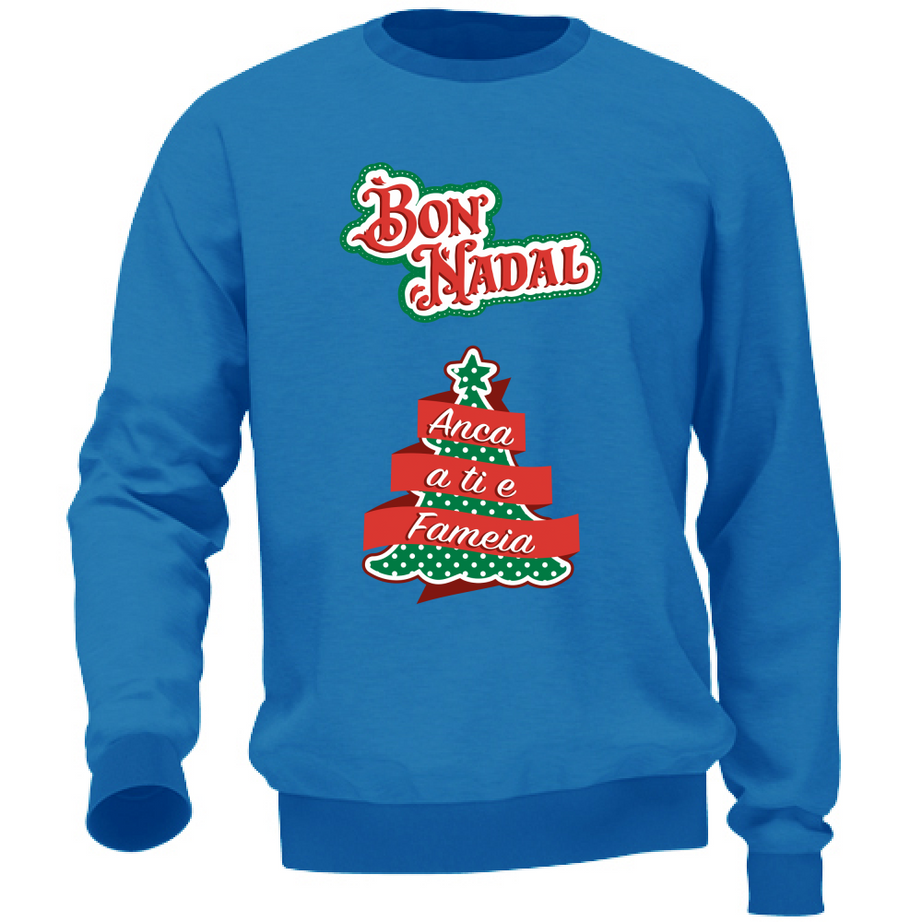 Felpa Unisex BON NADAL ANCA A TI E FAMEIA