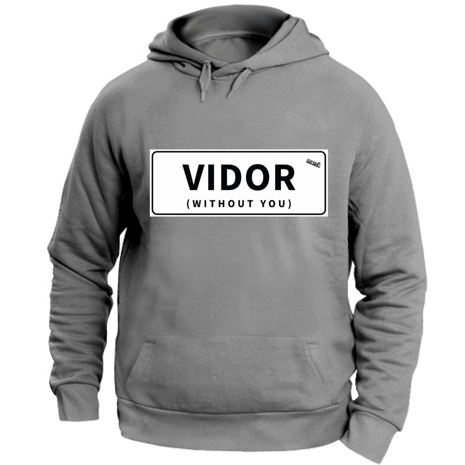 Felpa Unisex con Cappuccio VIDOR WITHOUT YOU