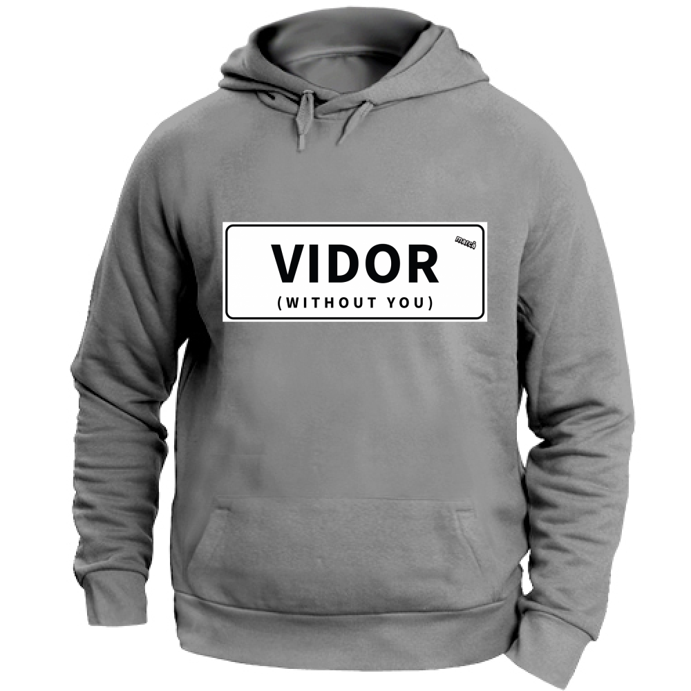 Felpa Unisex con Cappuccio VIDOR WITHOUT YOU