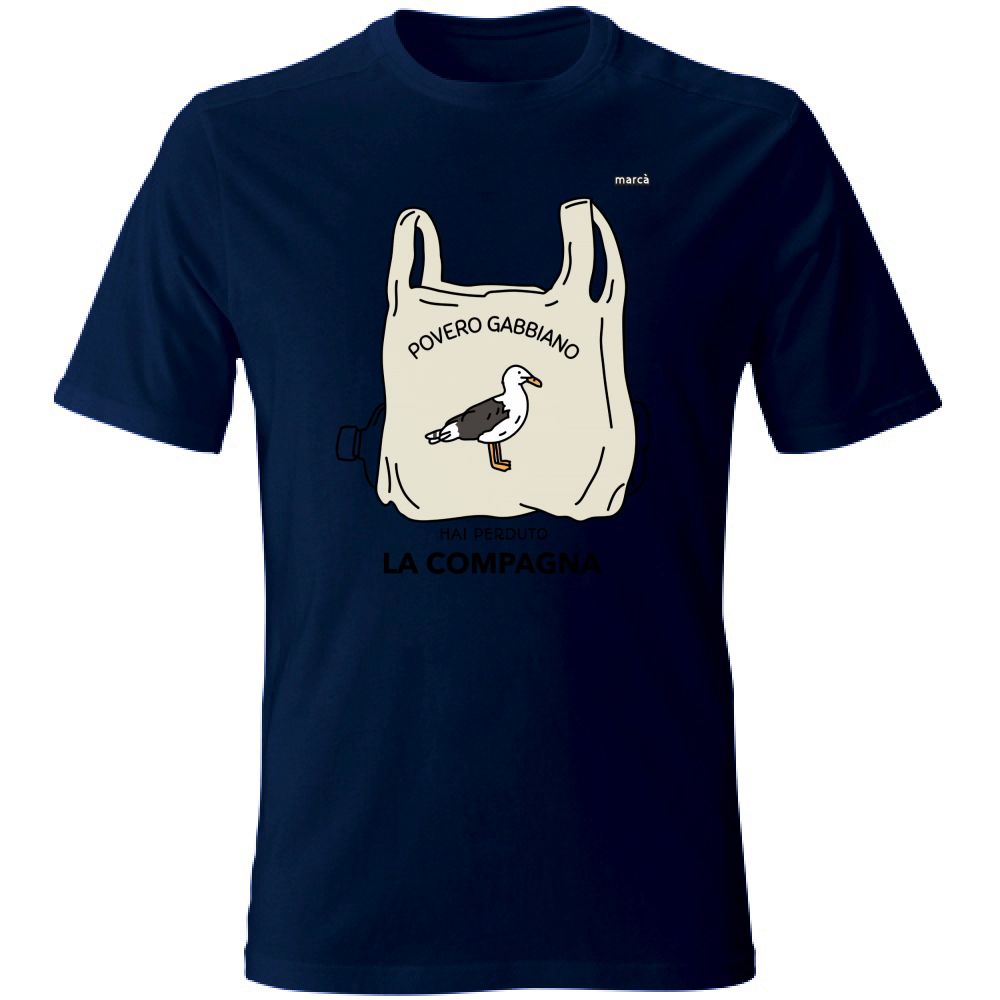 T-Shirt Unisex Povero Gabbiano