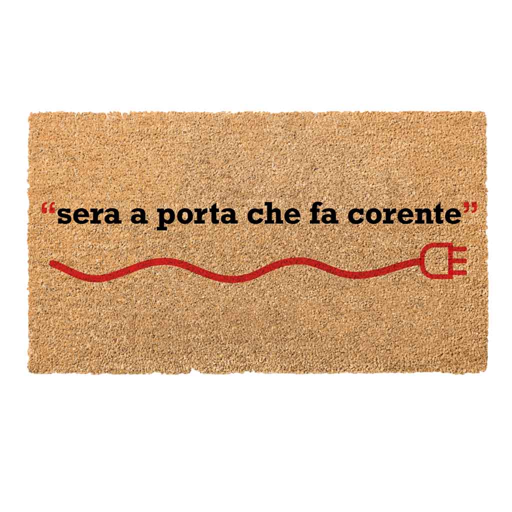 Zerbino in cocco 70x40 Sera A Porta Che Fa Corente