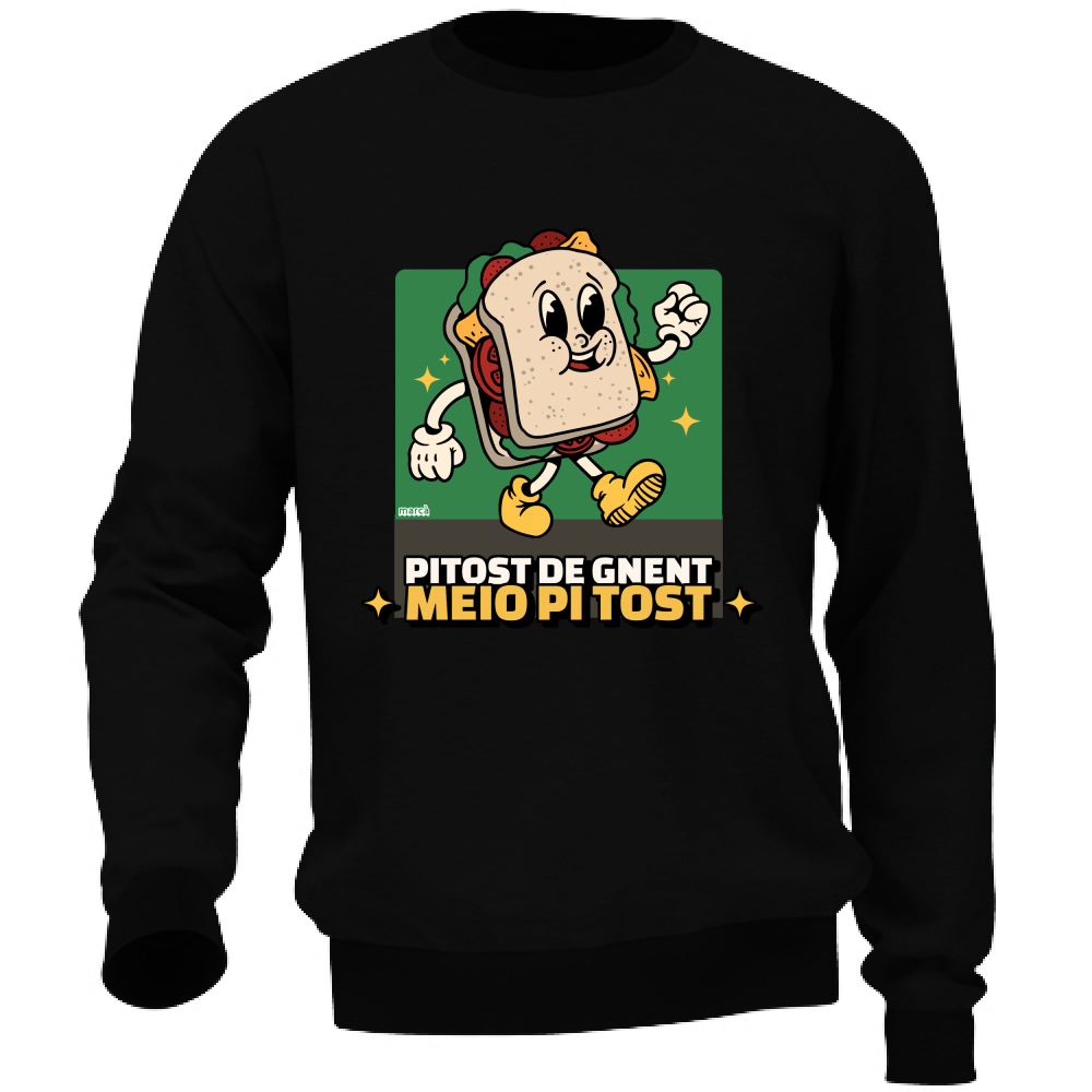 Felpa Unisex PITOST DE GNENT MEIO PI TOST