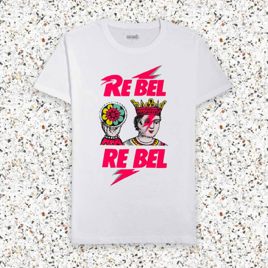 T-Shirt Bianca Re Bel Premium