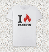 T-Shirt Bianca I Love Panevin Premium