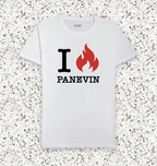 T-Shirt Bianca I Love Panevin Premium