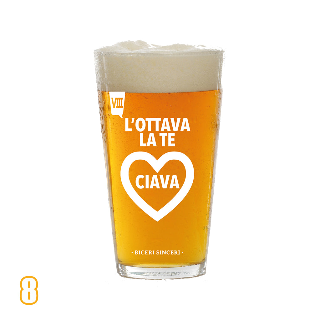 CONFEZIONE BICERI SINCERI DA BIRRA (56 CL) da n.7 a n.12 (6 PZ)