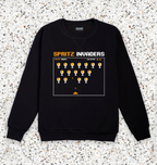 Felpa Nera Premium Spritz Invaders