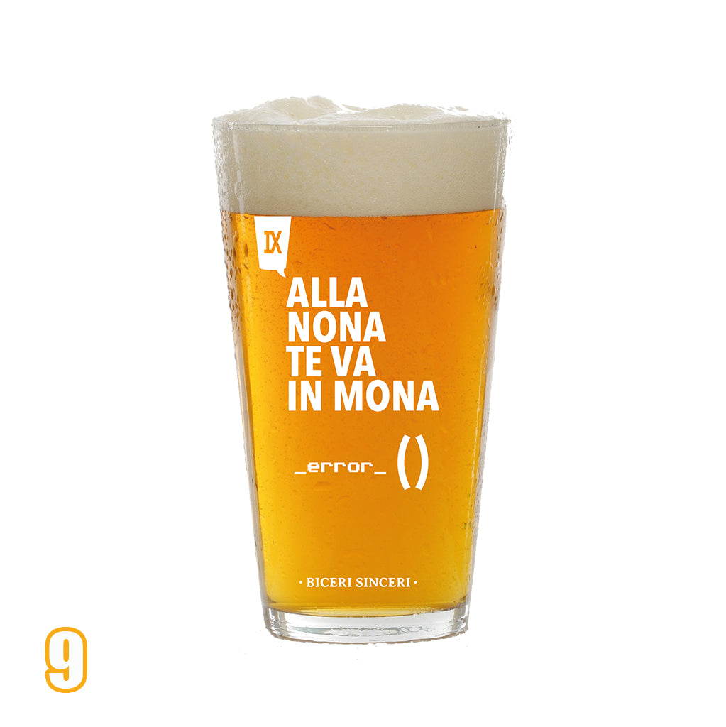 CONFEZIONE BICERI SINCERI DA BIRRA (56 CL) da n.1 a n.12 (12 PZ)