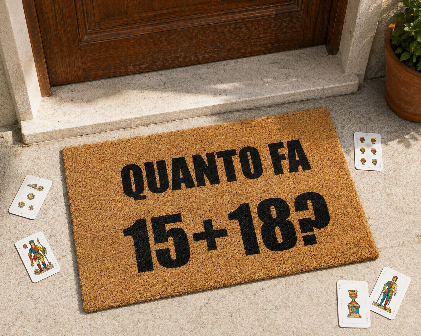 Zerbino in cocco 70x40 QUANTO FA 15+18? Immagine secondaria del prodotto