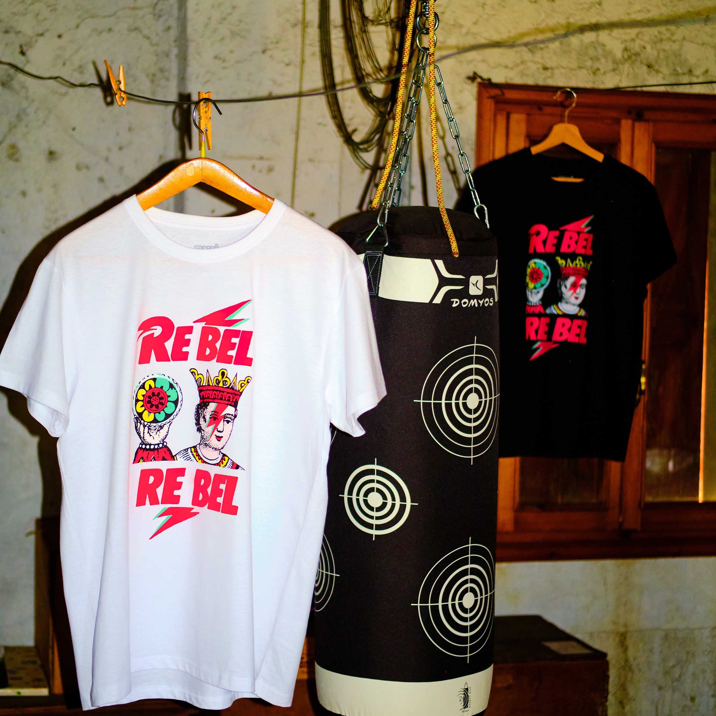 T-Shirt Bianca Re Bel Premium