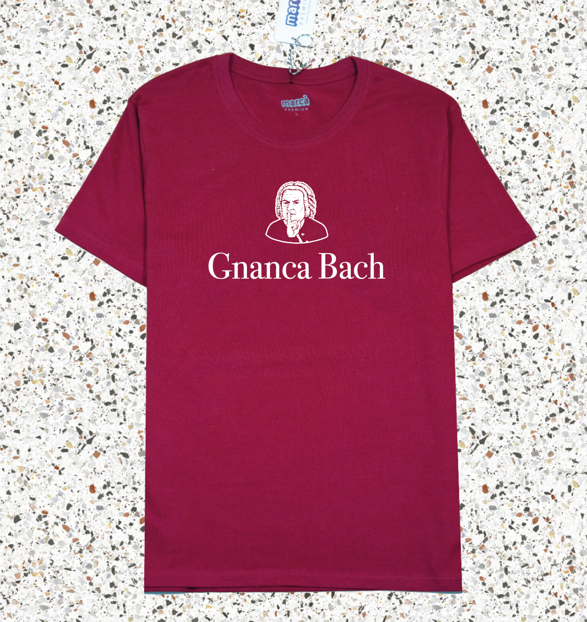 T-Shirt Bordeaux Gnanca Bach Premium Immagine principale del prodotto