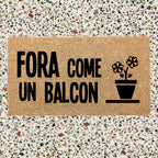 Zerbino in cocco 70x40 FORA COME UN BALCON