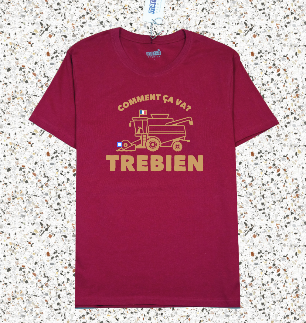 T-Shirt Bordeaux Premium Trebien