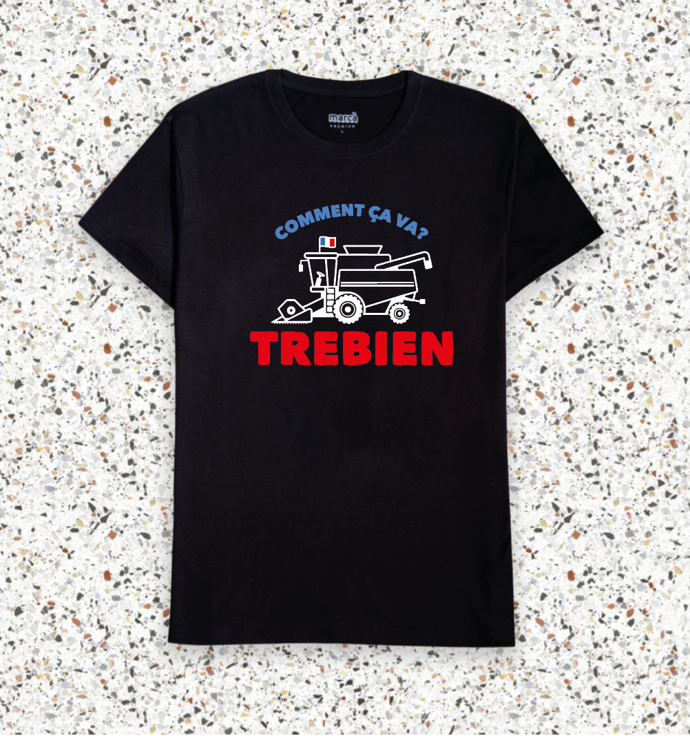 T-Shirt Nera Premium Trebien Immagine principale del prodotto