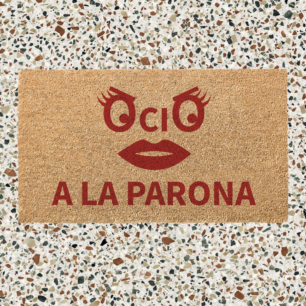 Zerbino in cocco 70x40 OCIO A LA PARONA Immagine principale del prodotto