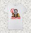 T-Shirt Bianca V per VECIA DE SPADE