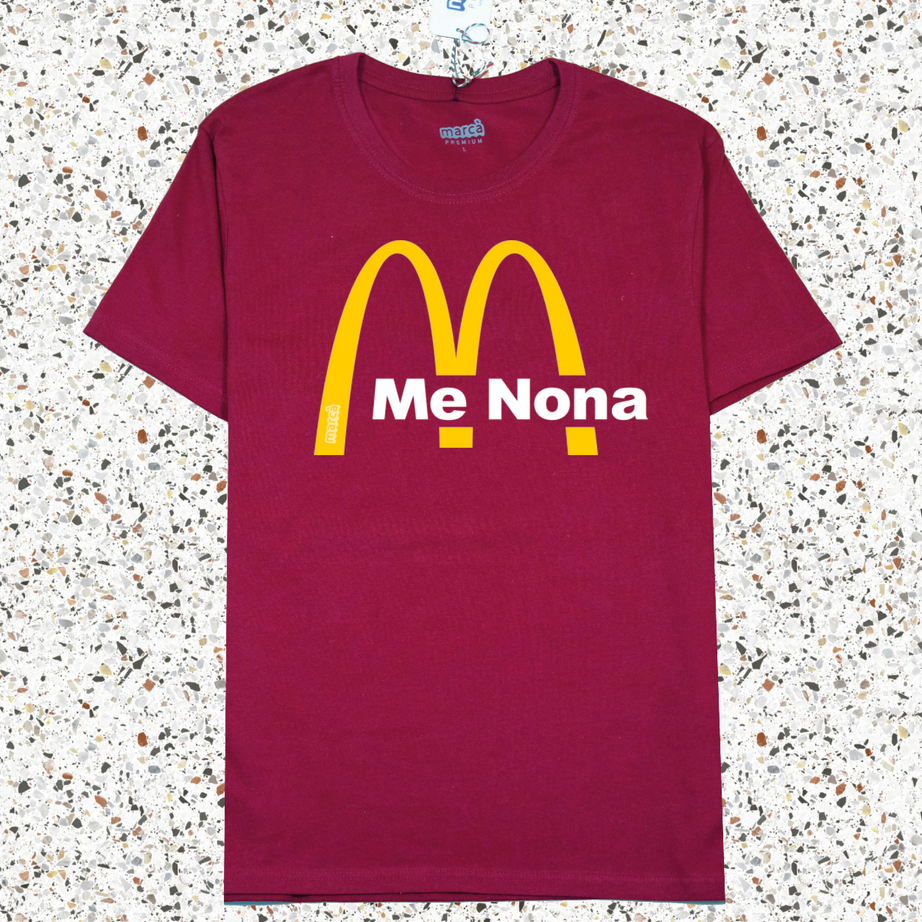 T-Shirt bordeaux ME NONA