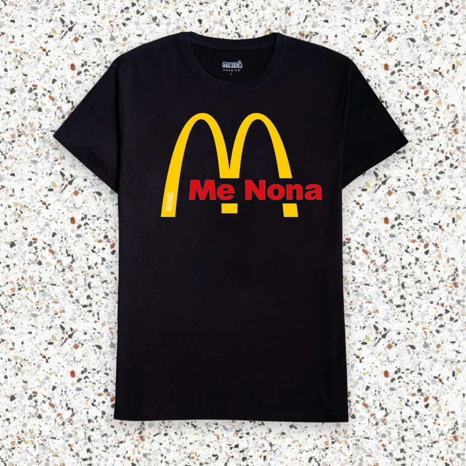 T-Shirt nera ME NONA