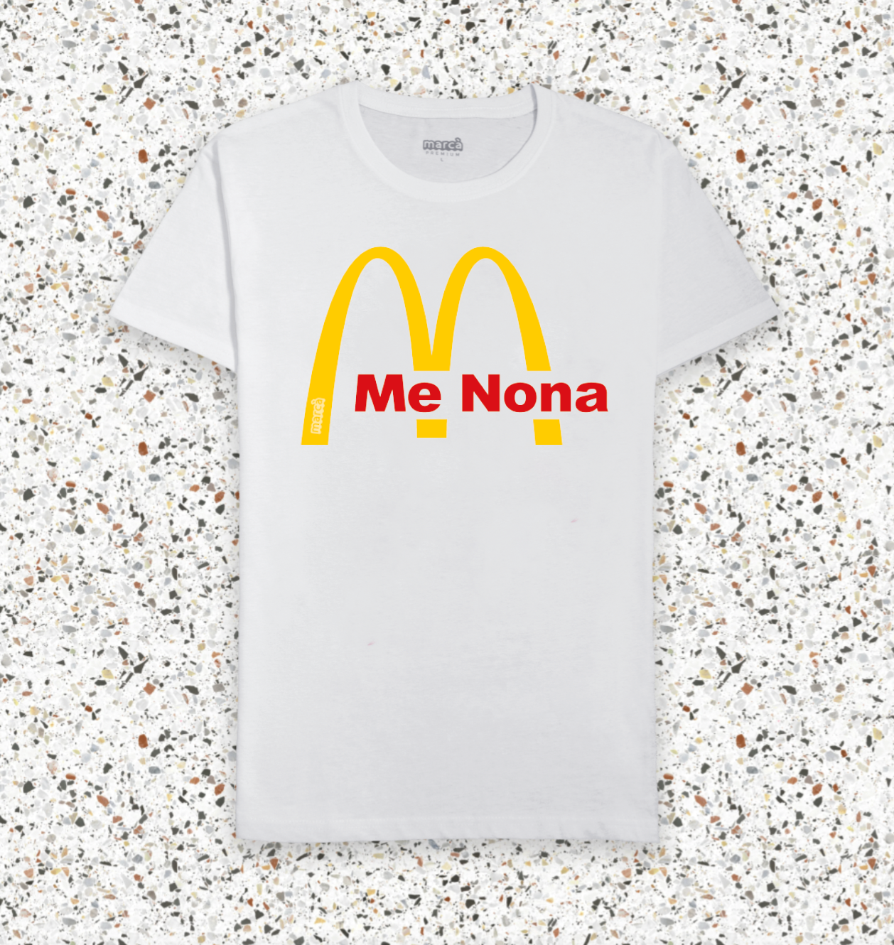 T-Shirt Bianca ME NONA Immagine principale del prodotto