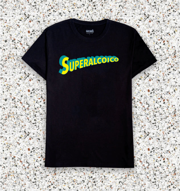 T-Shirt Nera SUPERALCOICO
