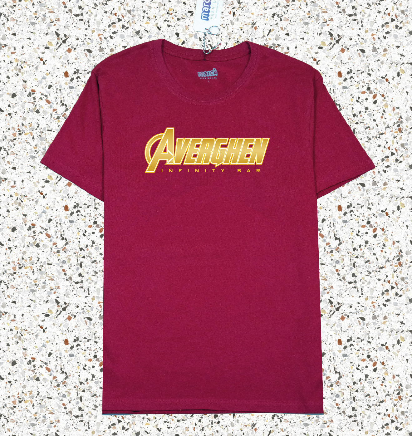 T-Shirt Bordeaux PREMIUM AVERGHEN INFINITY BAR