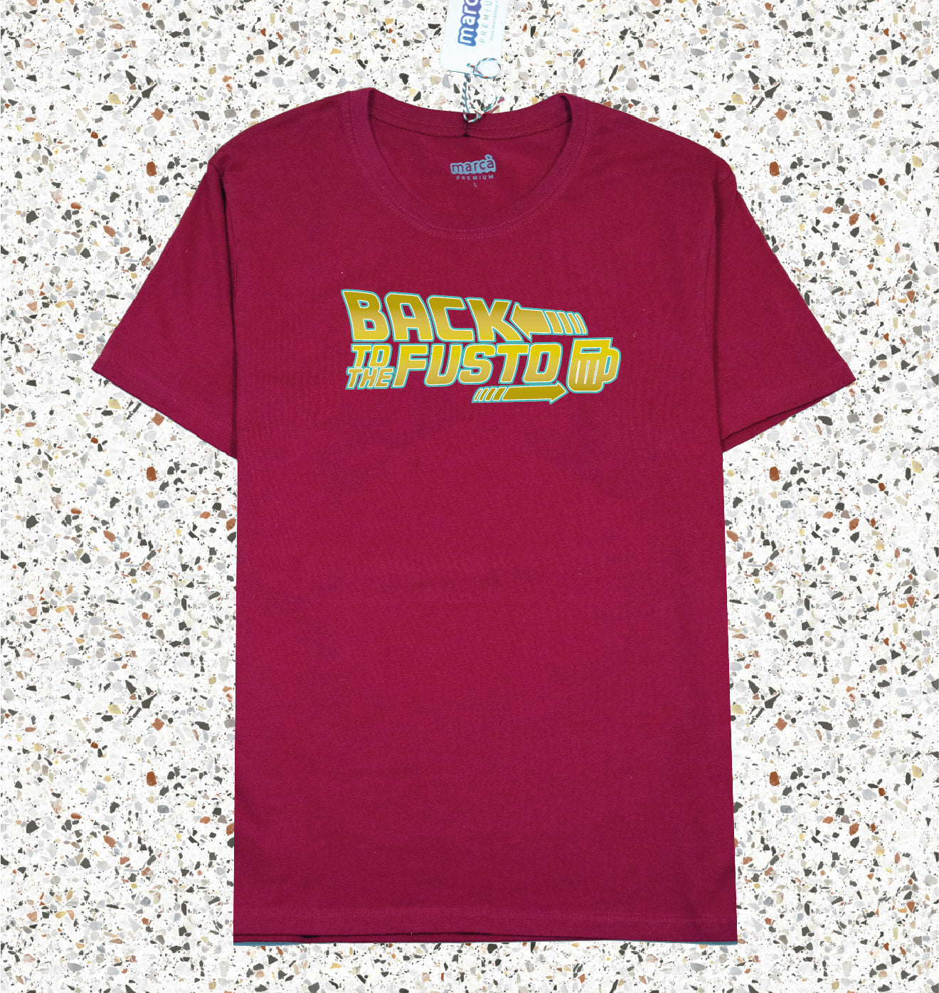 T-Shirt Bordeaux PREMIUM BACK TO THE FUSTO
