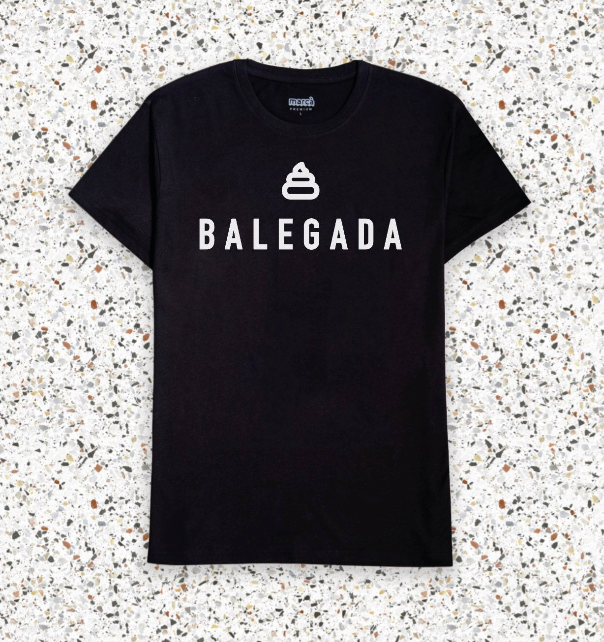 T-Shirt Nera PREMIUM BALEGADA Immagine principale del prodotto
