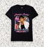T-Shirt Nera Premium Conmigo Contigo / Scomigo Fontigo