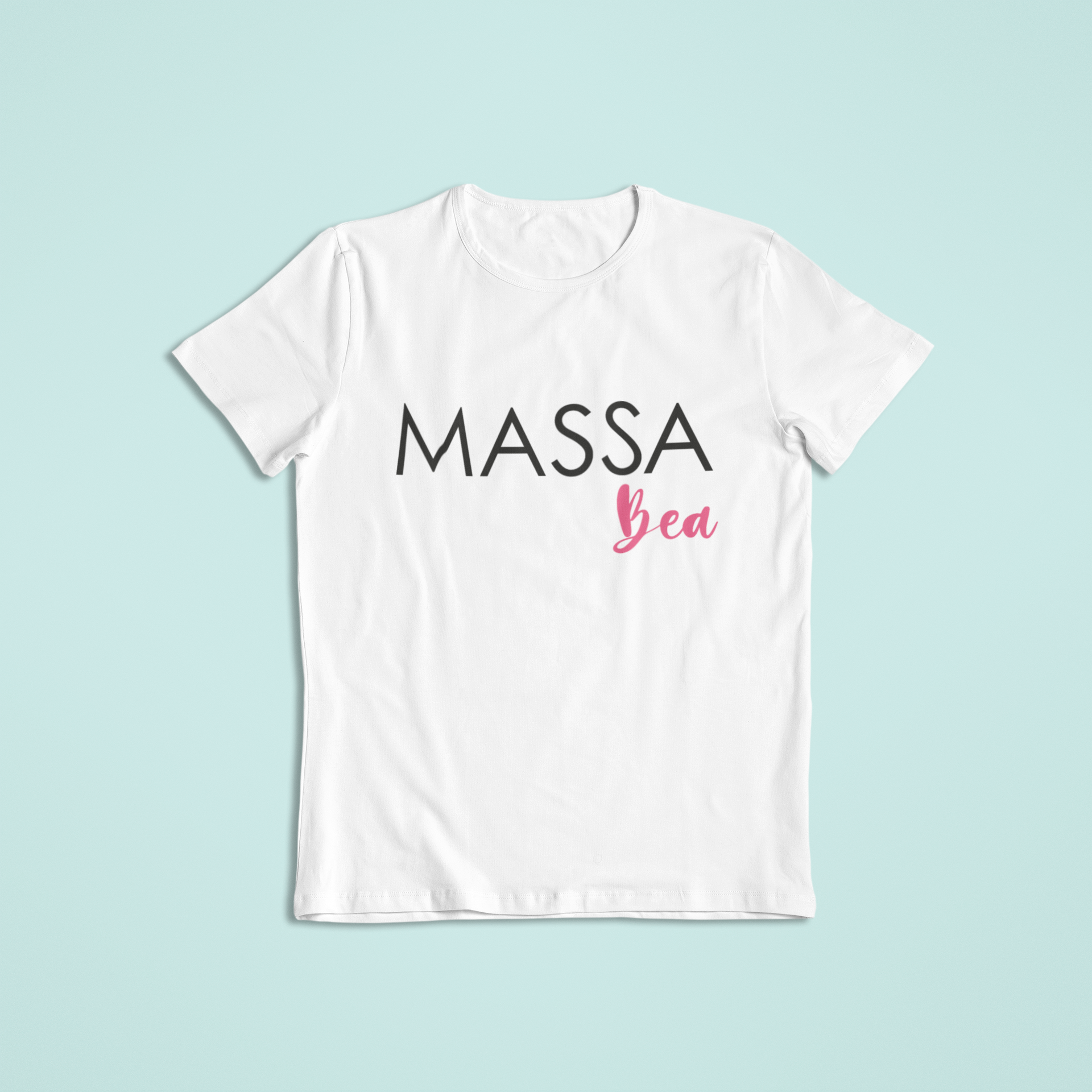 T-Shirt Bianca Massa Bea Premium Immagine principale del prodotto