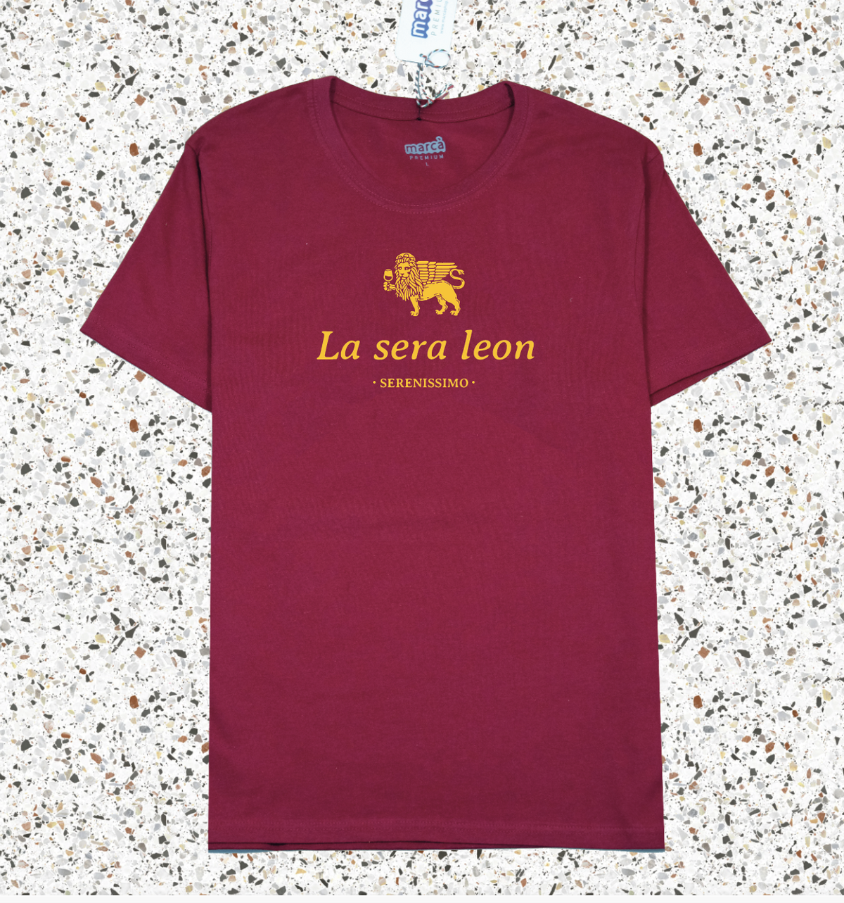 T-Shirt Bordeaux Premium La Sera Leon Serenissimo
