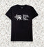 T-Shirt Nera Premium Versa logo grande