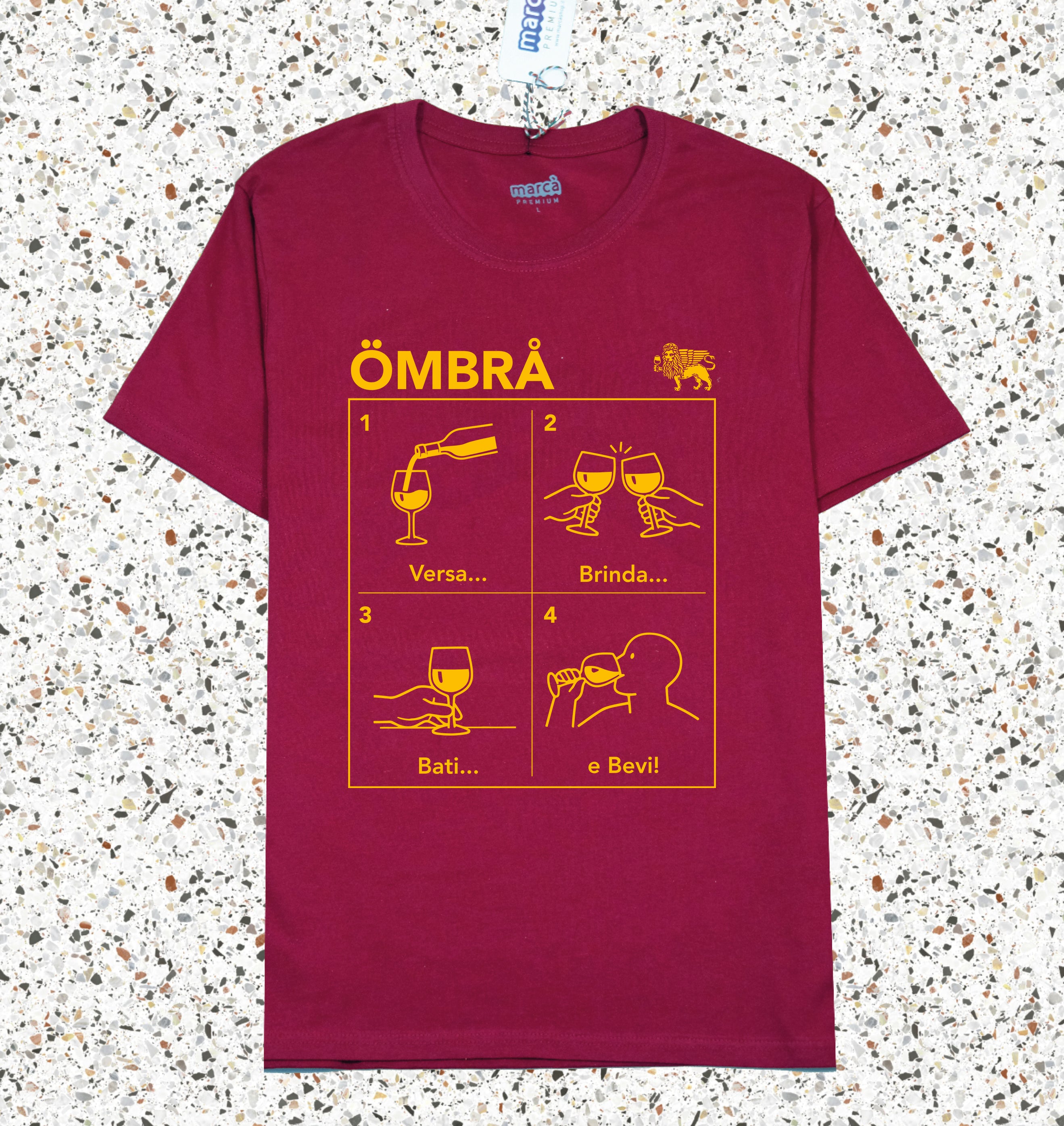 T-Shirt Bordeaux Premium Ombra