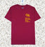 T-Shirt Bordeaux Premium Versa logo piccolo