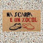 Zerbino in cocco 70x40 NA SCARPA E UN ZOCOL