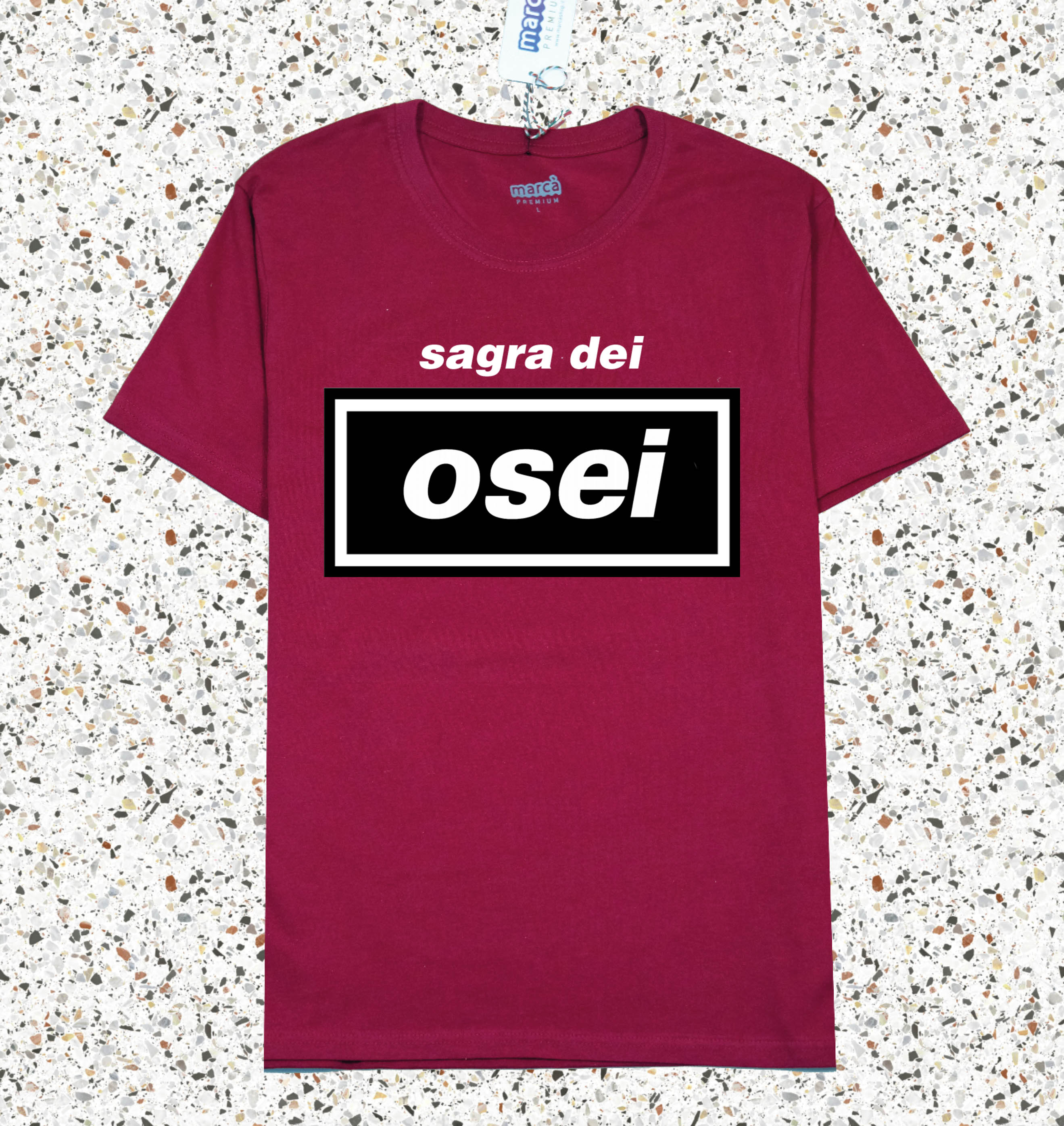 T-Shirt Bordeaux Premium Sagra dei Osei