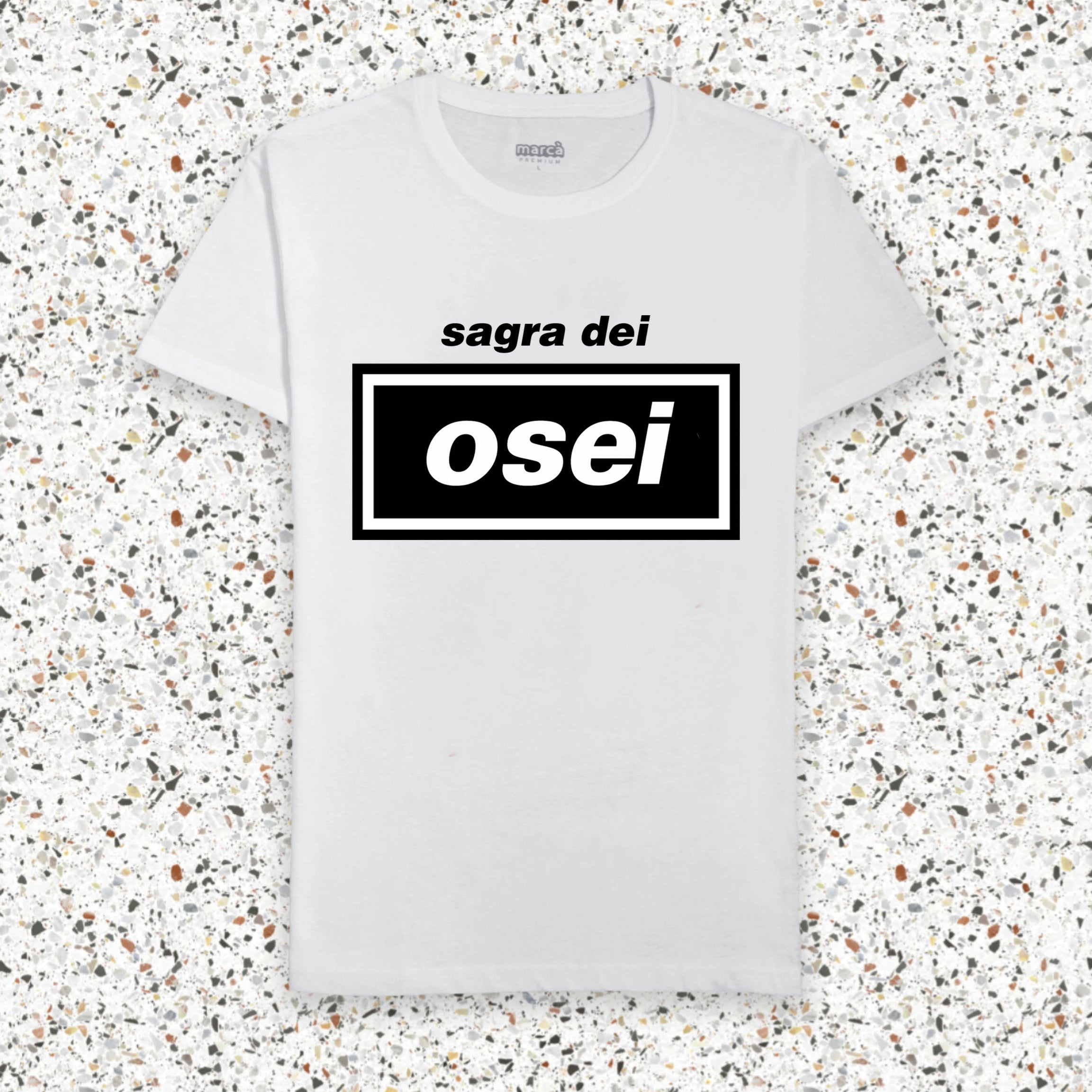 T-Shirt Bianca Premium Sagra dei Osei