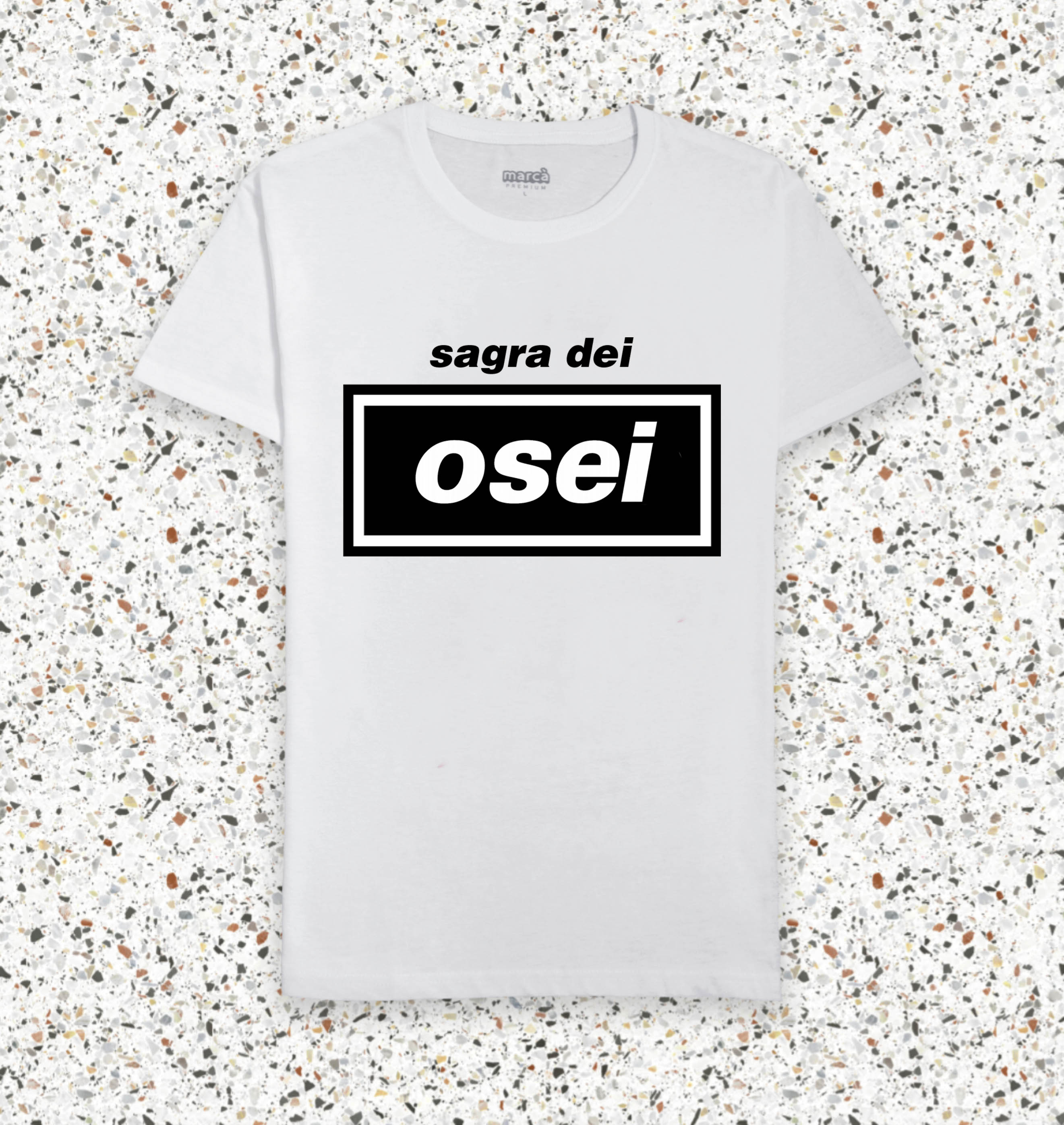 T-Shirt Bianca Premium Sagra dei Osei Immagine principale del prodotto