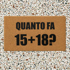 Zerbino in cocco 70x40 QUANTO FA 15+18?